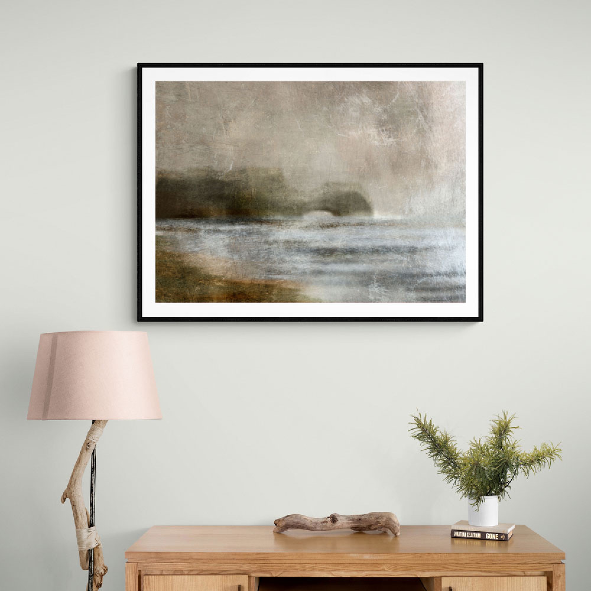 abstract art dunks on feet